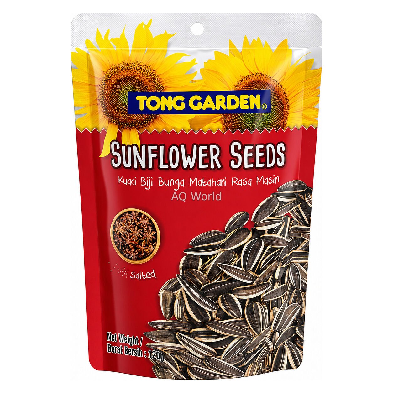 TONG GARDEN SUNFLOWER SEEDS 120g image 1