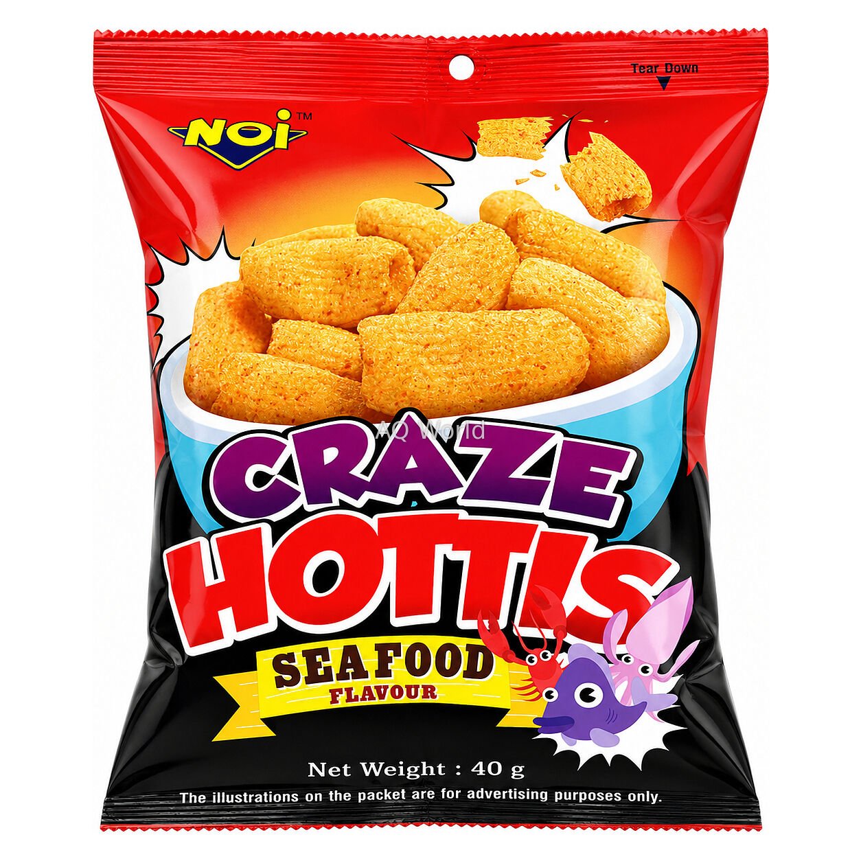 NOI CRAZE HOTTIS (PKT) 40g