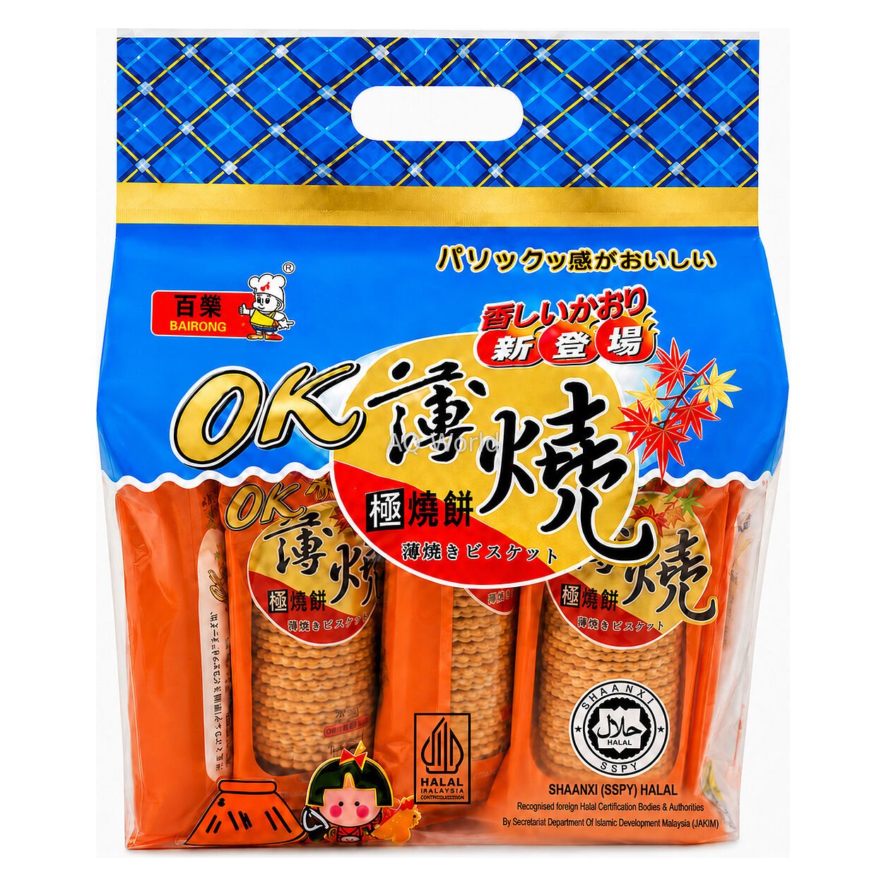 BAIRONG OK THIN BISCUIT 360g