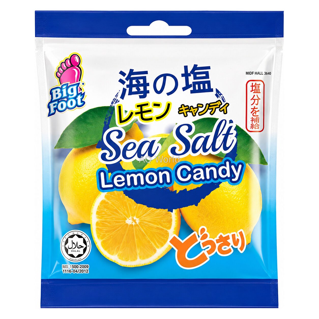 BIG FOOT SEA SALT LEMON CANDY 15g image 1