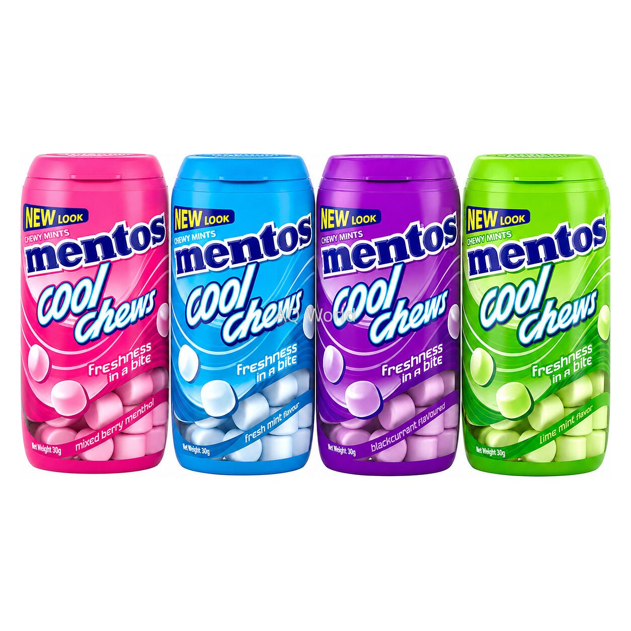 MENTOS COOL CHEWS (BOTTLE) 30g