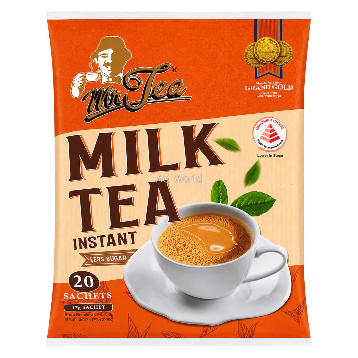 MR TEA - MILK TEA (LESS SUGAR) 20x17g