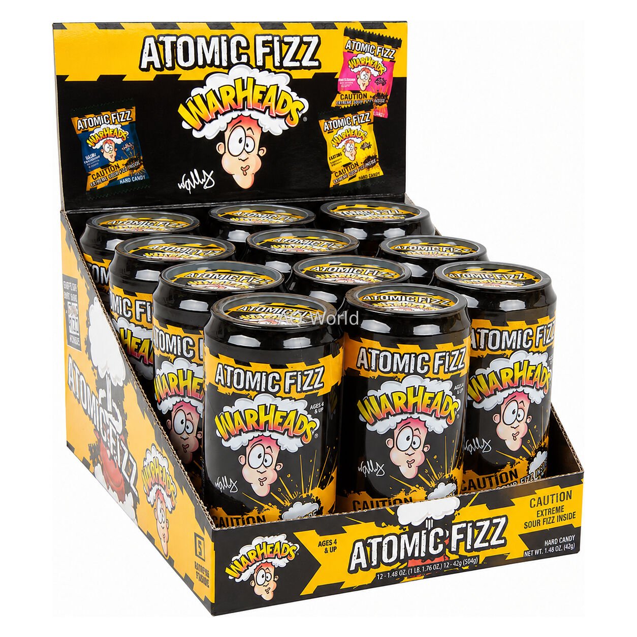 WARHEADS ATOMIC FIZZ (BOTTLE) 42g image 1