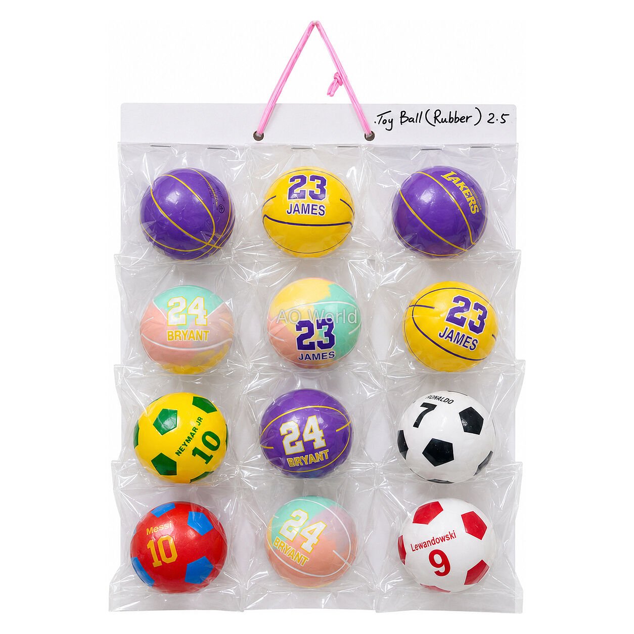 TOY BALL (RUBBER 2.5") image 1