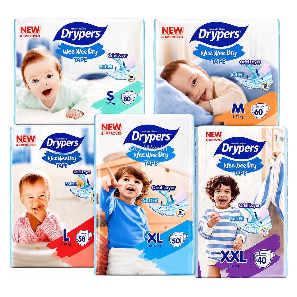 DRYPERS WEE WEE DIAPER