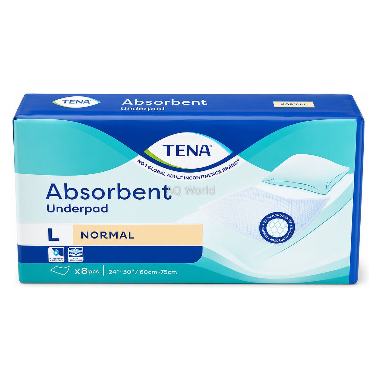 TENA ABSORBENT UNDERPAD - L 8s