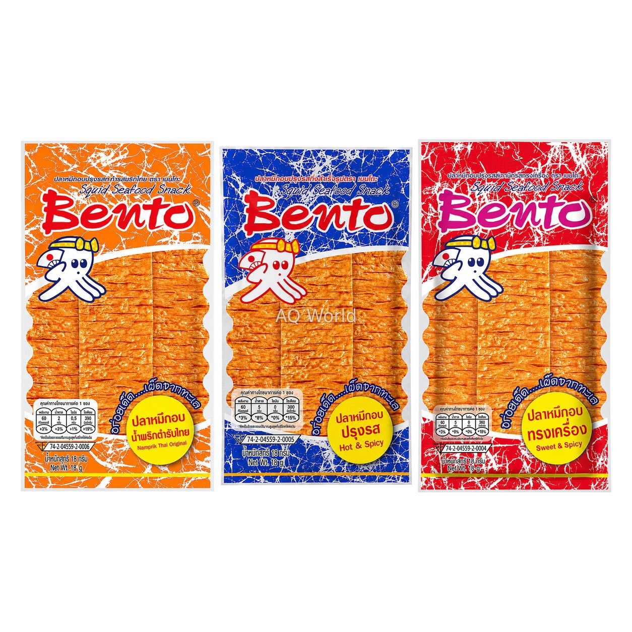 BENTO SQUID SEAFOOD SNACK 18g