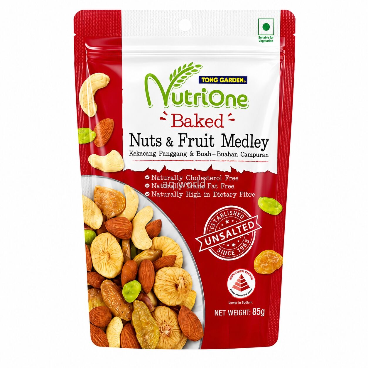 TONG GARDEN NUTRIONE NUTS & FRUIT 85g image 1